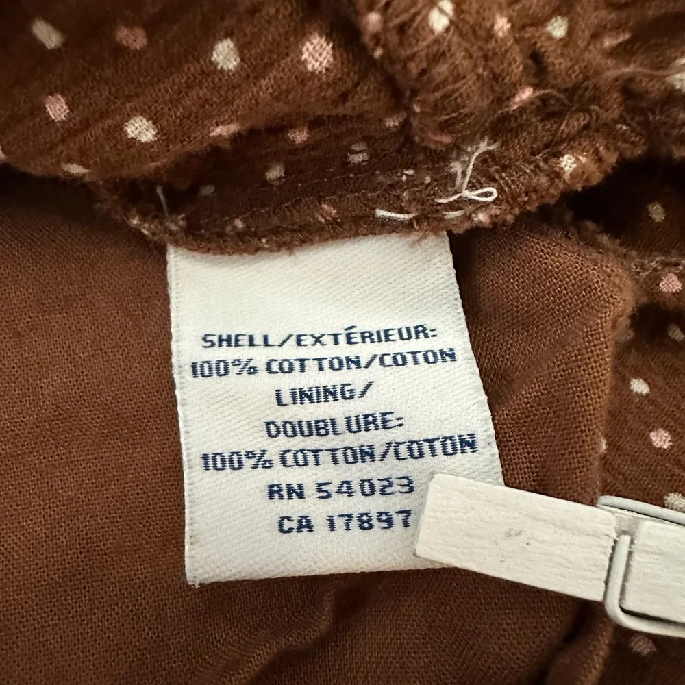 Old Navy Polka Dot Skirt in Brown Pink Size 6-12 months
